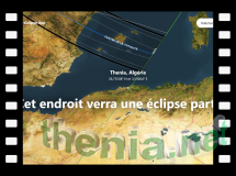 eclipse solaire pour Thenia le 12-08-2026